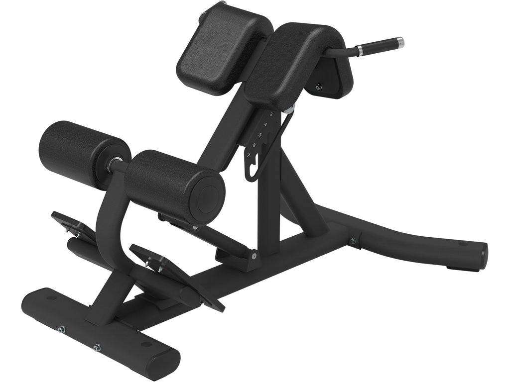 Precor hyperextension online bench