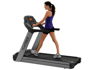 Women using a Cybex 625T Treadmill