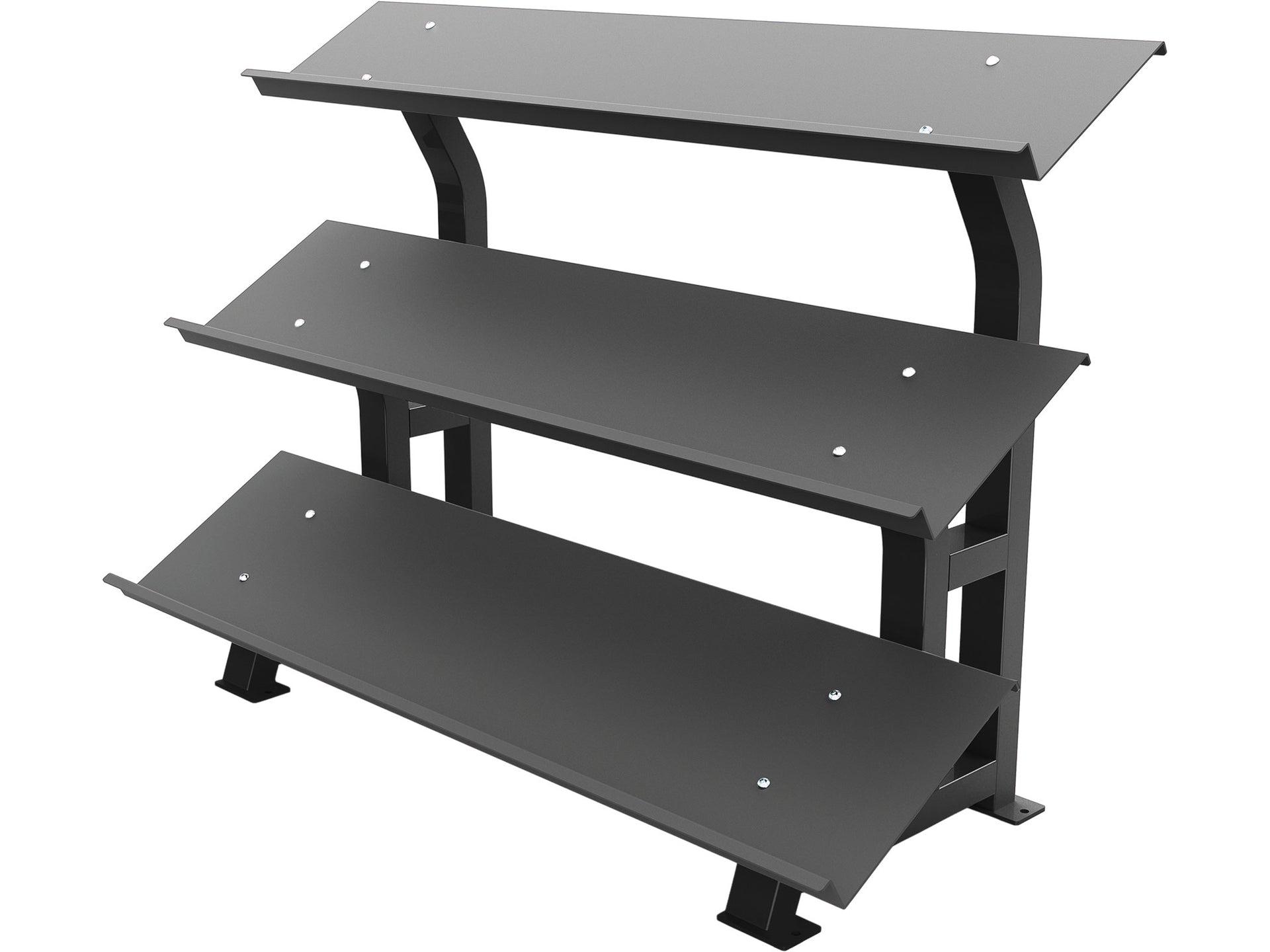 3-Tier Flat Tray Dumbbell Rack, Free Weights