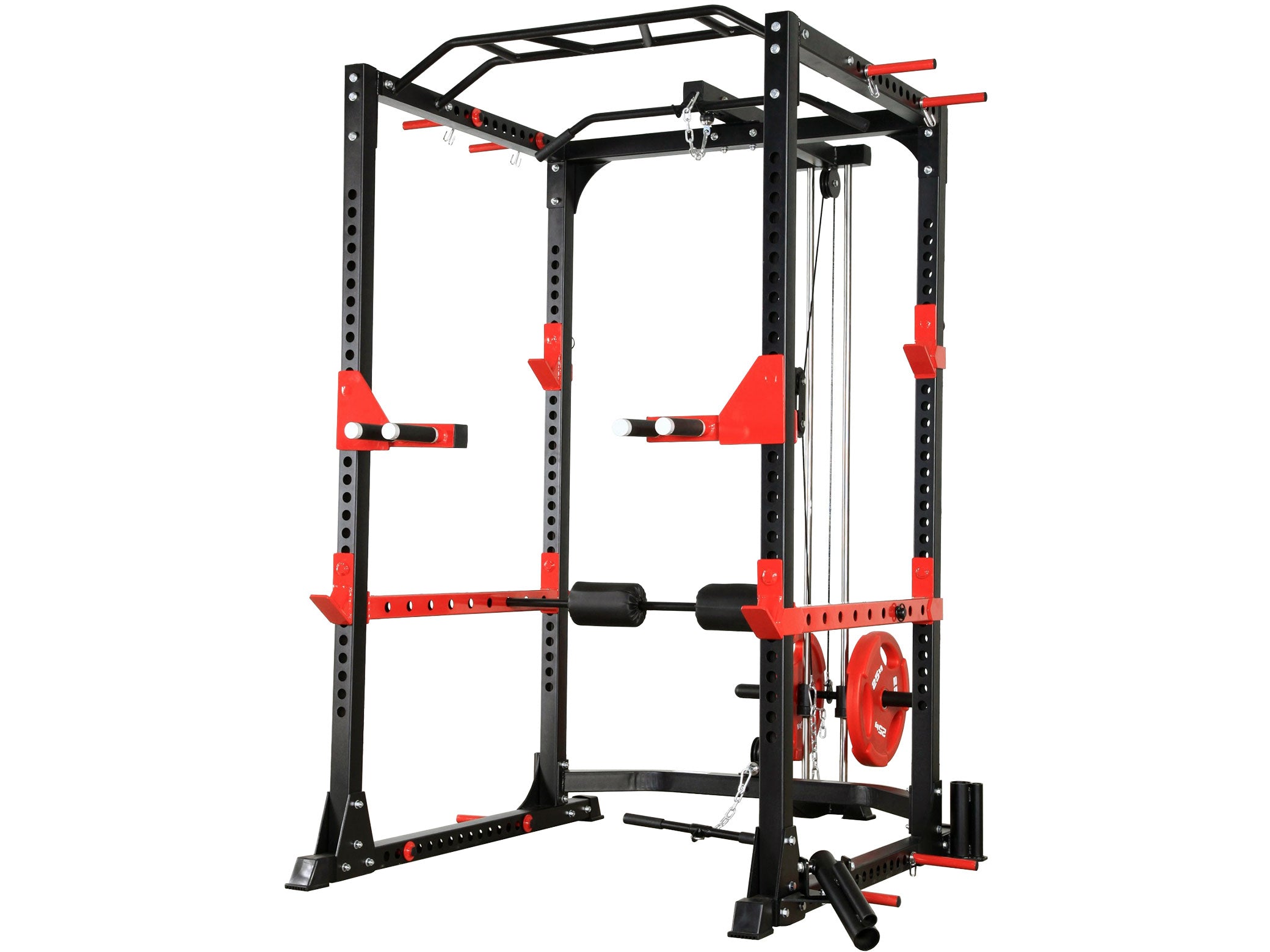 Sportgear Power Cage with Lat Pulldown Attachment