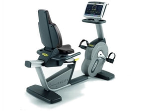 Factory photo of a Refurbished Technogym Excite Recline 700LED Recumbent Bike